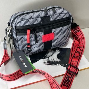 Used  TUMI x Jeff Staple Kit Crossbody Men/Women — pigeon monogram + strap.